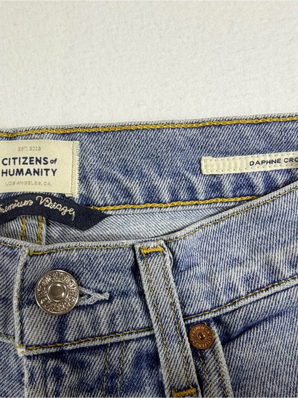 Citizens Of Humanity Light Blue Straight Jeans